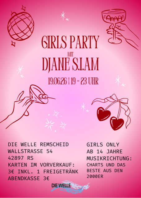 Mädels Party Ü14 Jahre